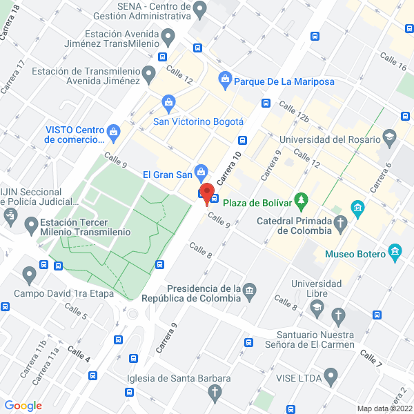 Mapa de La Gran Avenida