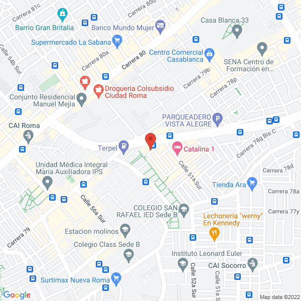 Mapa de La Guarida Bar Del Topo