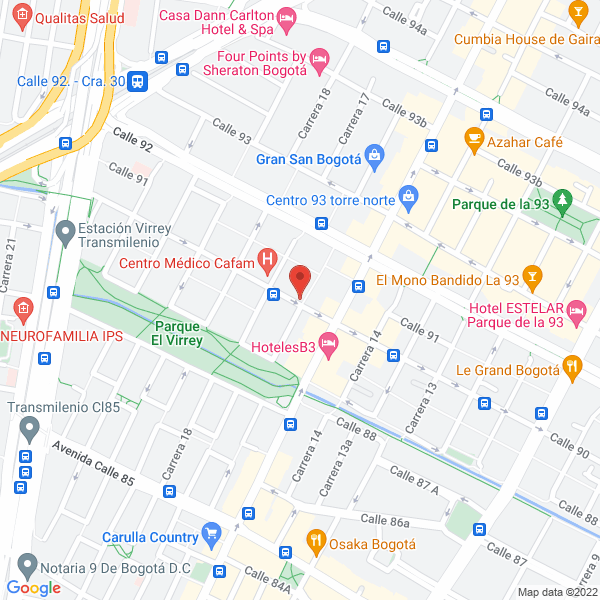 Mapa de La Hojaldreria