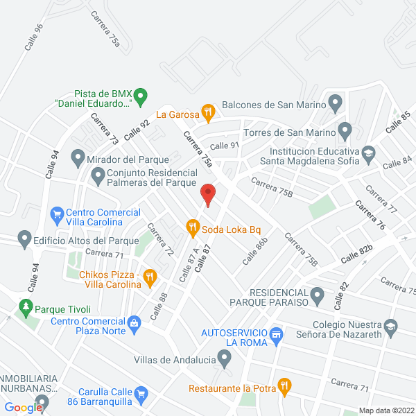 Map of Restaurante La Casa De La Abue