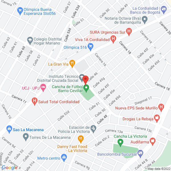 Map of La Casa De Los Clucth'S