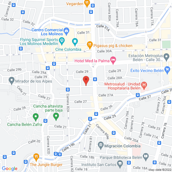 Mapa de Inversiones Verde Amanecer S.A.S.