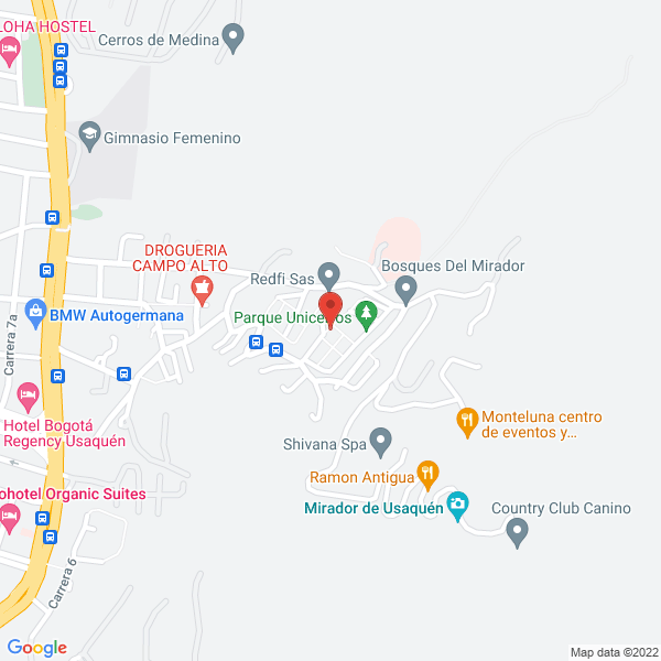 Mapa de Inversiones Y Asesorias T&V S.A.S.