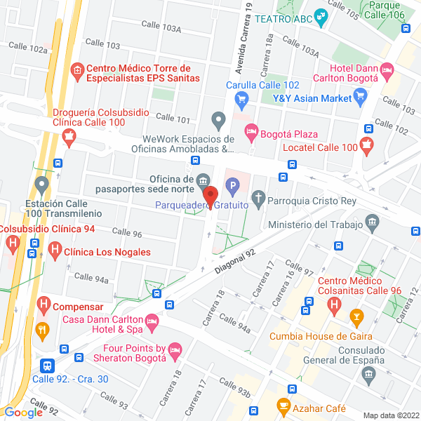Mapa de Investigaciones Inmobiliarias Integrales S.A.S.