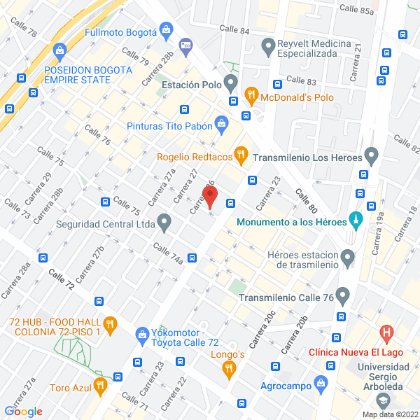 Mapa de Litoxpress S.En C.