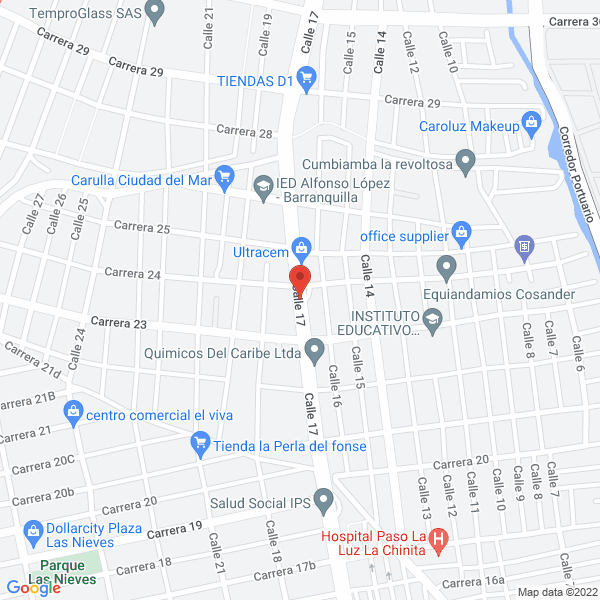 Map of Llantería Alameda