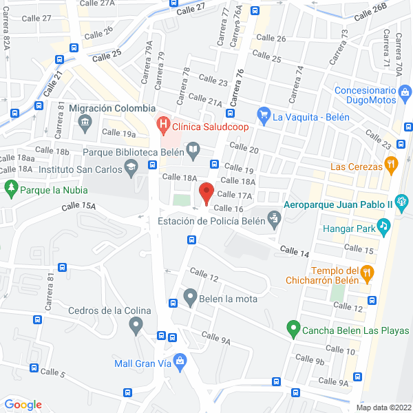 Mapa de Llantería Y Desvare