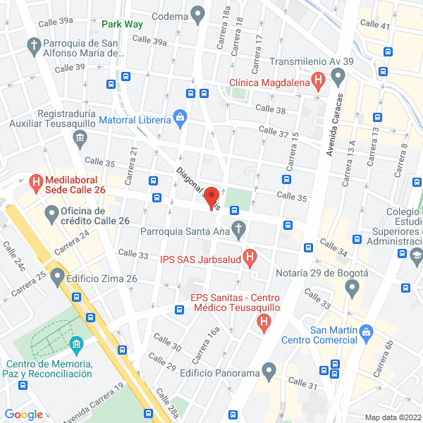 Mapa de Kaisen Soluciones Integrales Ltda.