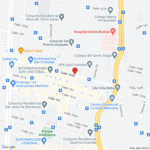 Mapa de Hotel Mgr S.A.S.
