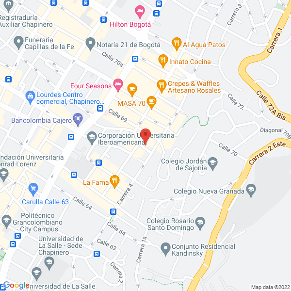 Mapa de Hotel Nico Aparta-Suites