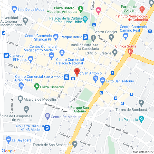 Mapa de Hotel Plaza Star