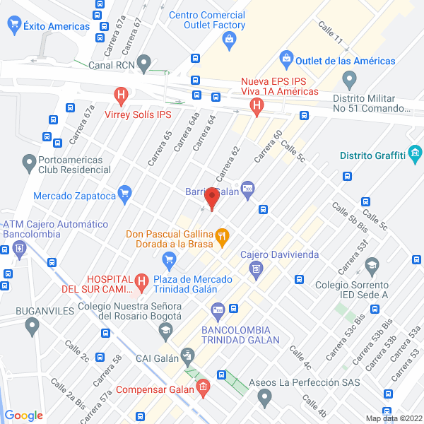 Mapa de Klp Impresos S.A.S.