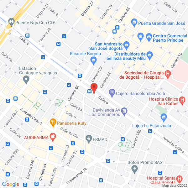 Mapa de Kol Repuestos Diesel Y Maquinaria Ltda.
