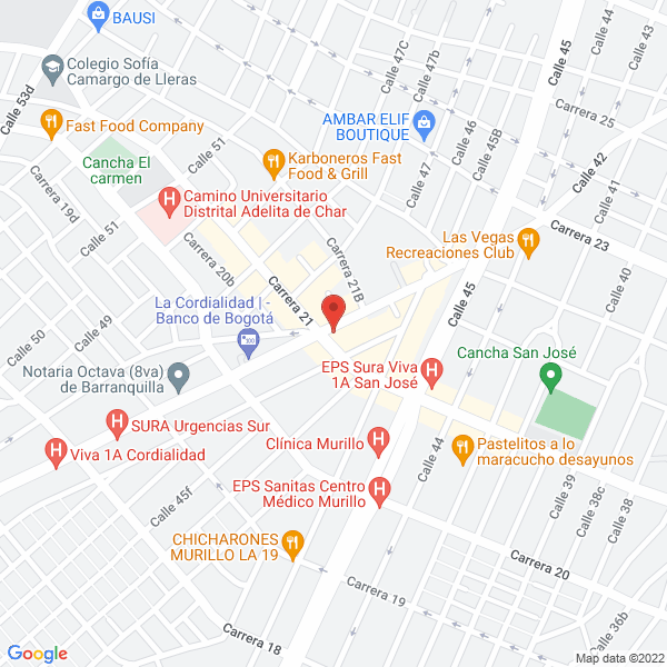 Map of Kong Chow Restaurante