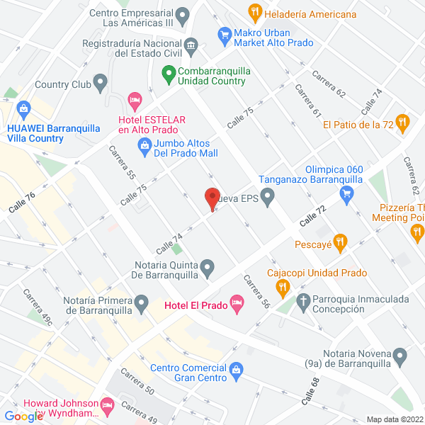 Map of Kordero'S