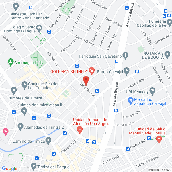 Mapa de Asadero Restaurante Krokan Pollo
