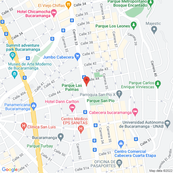 Map of San Alejo Pizza Bar