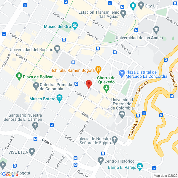 Mapa de Restaurante Israelí L'Jaim