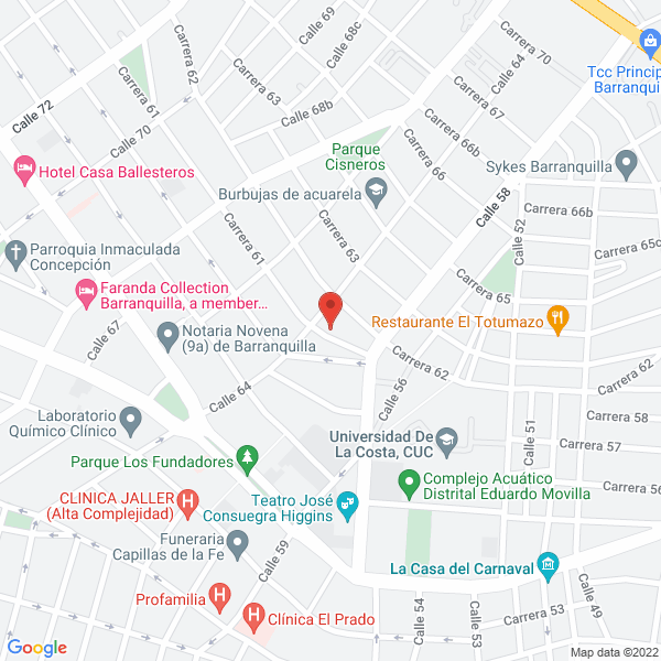 Map of L.A.S. Telconing Y Cía. Ltda