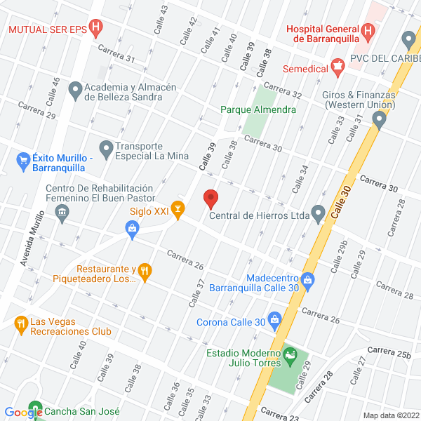 Map of L.M. Mantenimiento Y Construcciones S.A.S