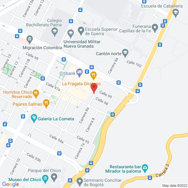 Mapa de La Abadia 98 S.A.S.