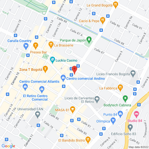 Mapa de La Barberia L Y S S.A.S.