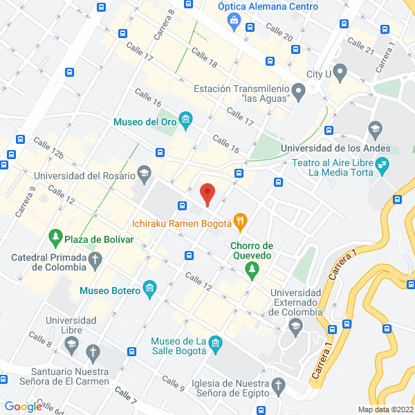 Mapa de La Braserie De La Candelaria E.U.