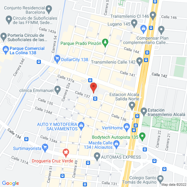 Mapa de La Canasta Campesina