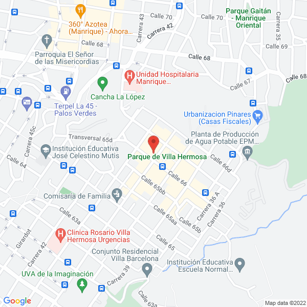 Mapa de La Casa De La Proteina