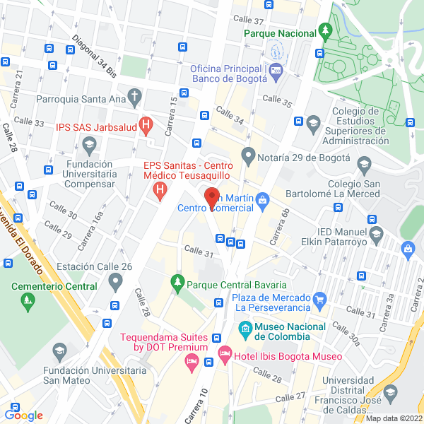 Mapa de Izel Constructores Y Consultores S.A.S.