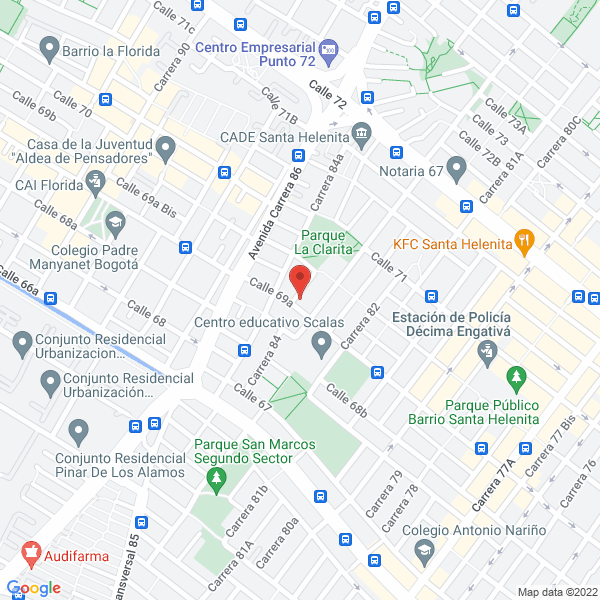 Mapa de J D Soluciones Ltda.