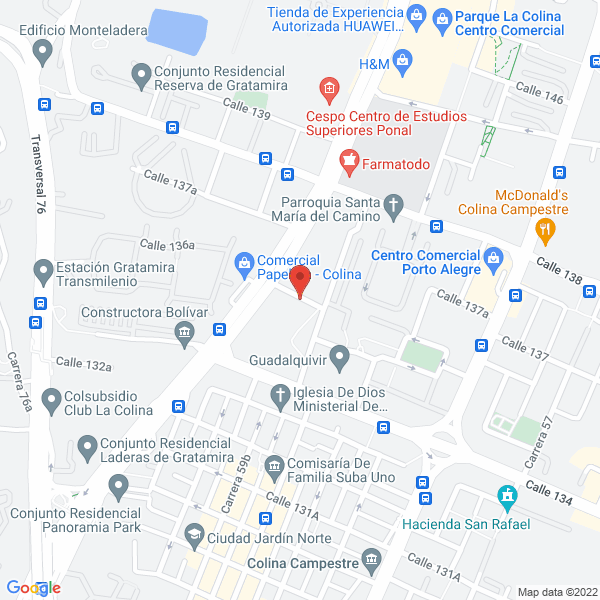 Mapa de J&M Assistance S.A.S.
