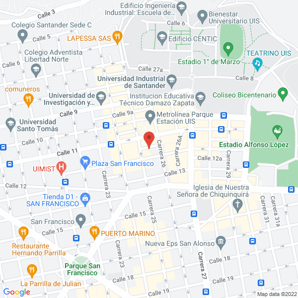 Map of Laboratorio De Prótesis Dental Hipólito Morales