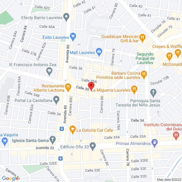 Mapa de Laboratorio Dental J & C
