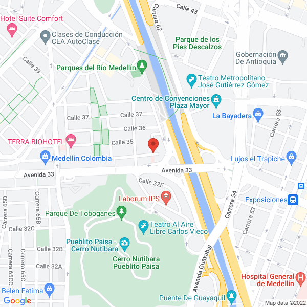 Mapa de Jardín Infantil Acuarela