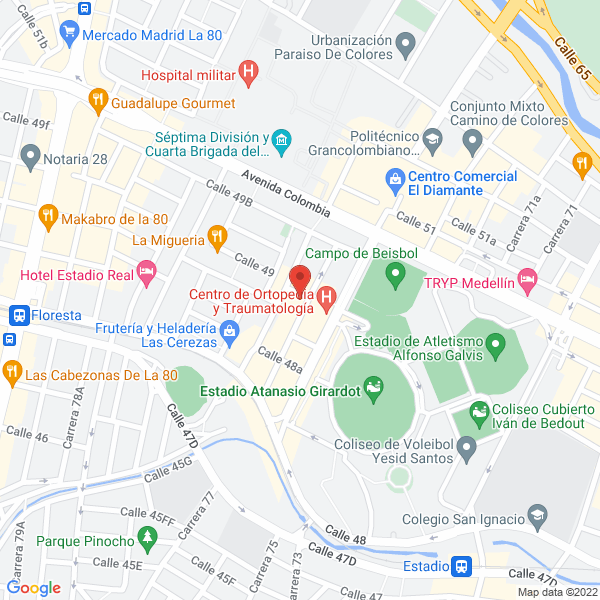 Mapa de Fundacion Nazaret