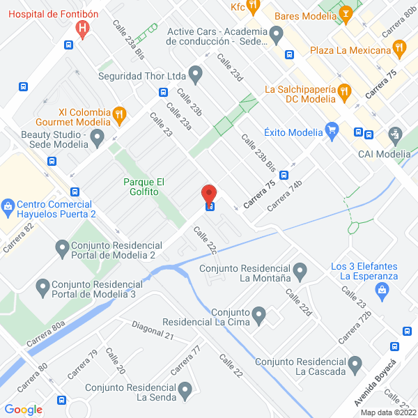Mapa de Jardín Infantil Osito De Miel Ltda.