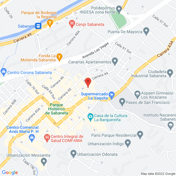 Mapa de Jardín Infantil Pequitas