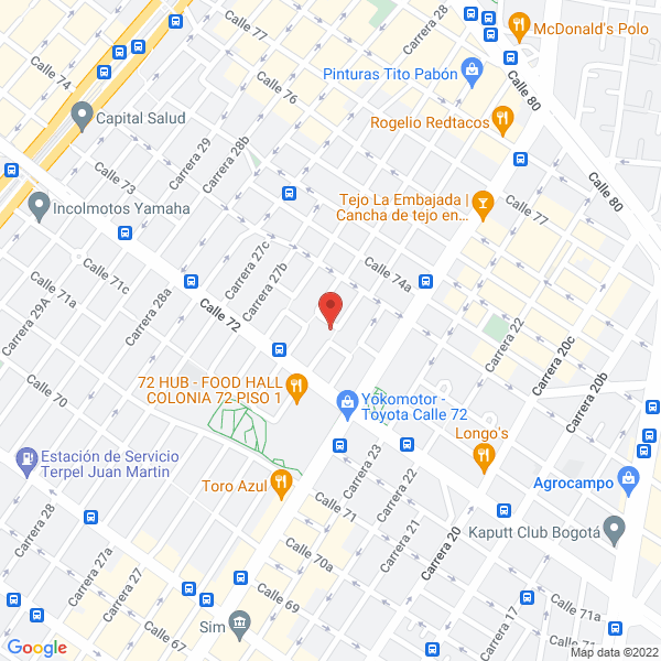 Mapa de I.E.C. Ingenieria Ltda