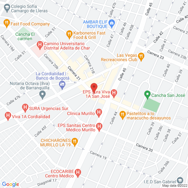 Map of I.P.S. Salud Plena Ltda.