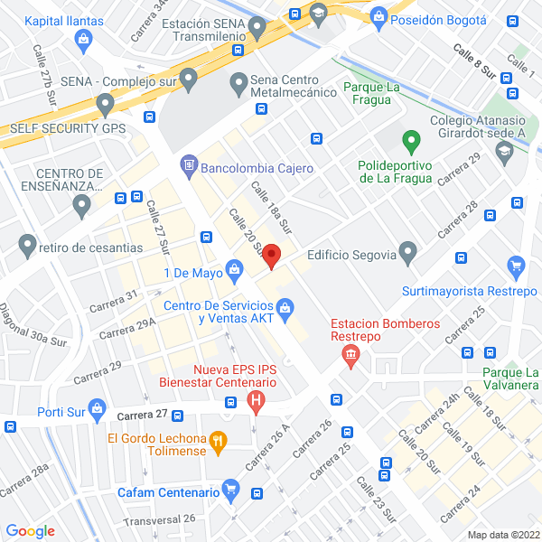 Mapa de Intecmecol S.A.S.