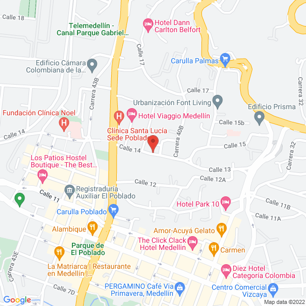 Mapa de La Tienda Creativa