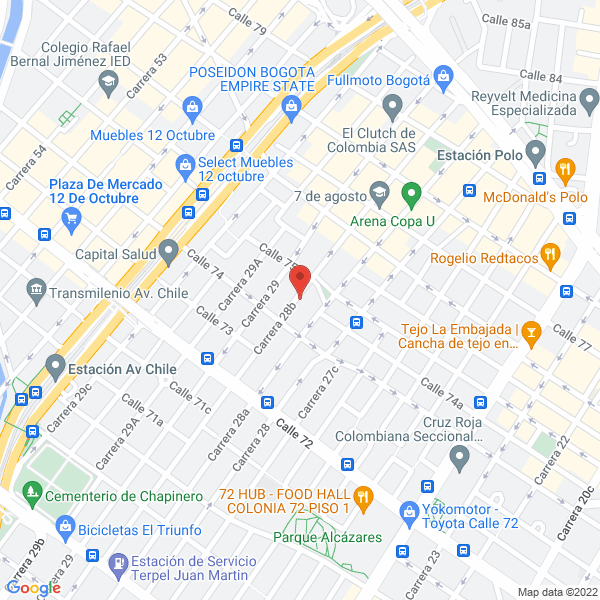 Mapa de Inter Contact Center S. A. S.