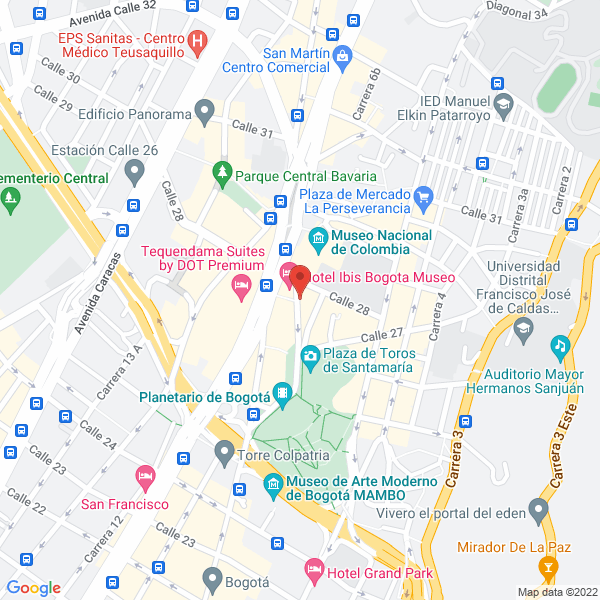 Mapa de Interamericana De Auditores Y Consultores Ltda.