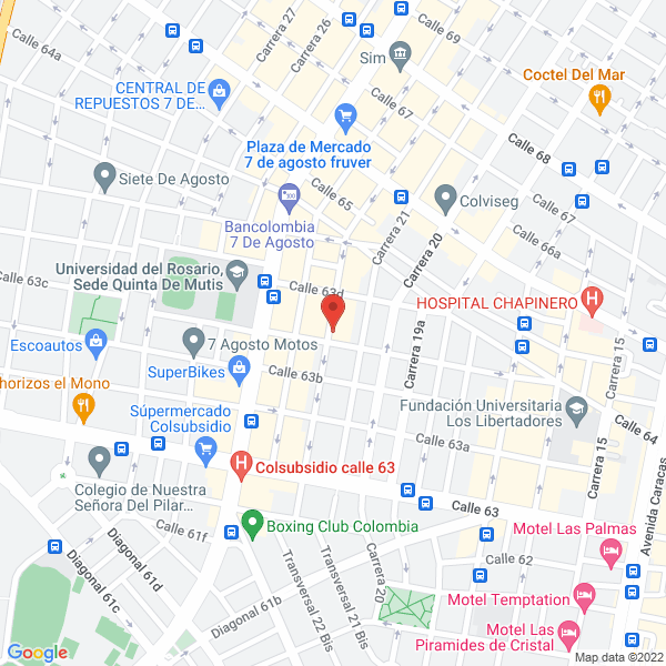 Mapa de Ludinet S.A.S.