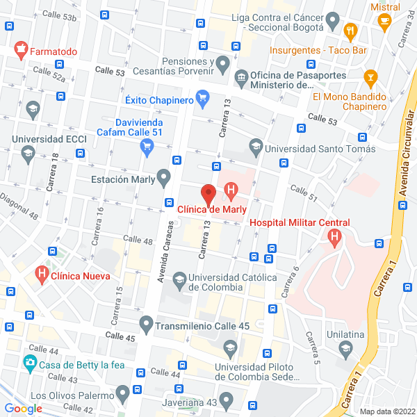 Mapa de Lugares Tour S.A.S.
