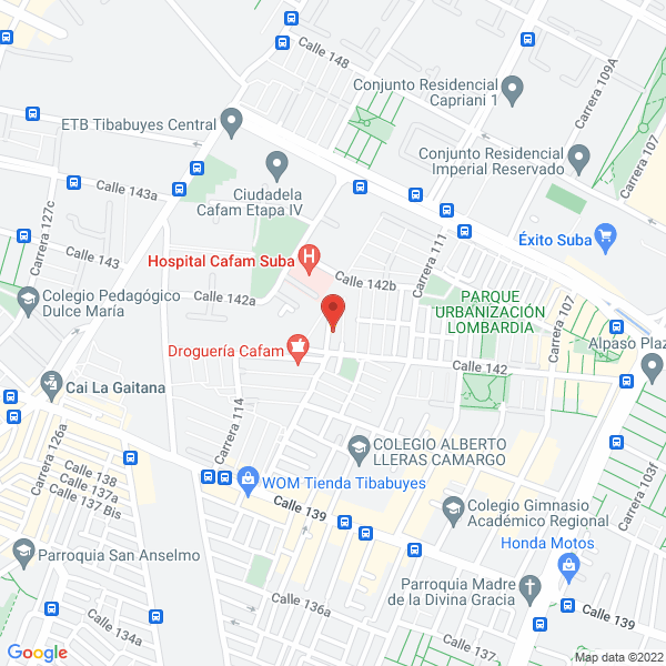 Mapa de Lusitania Agrícola S.A.S.
