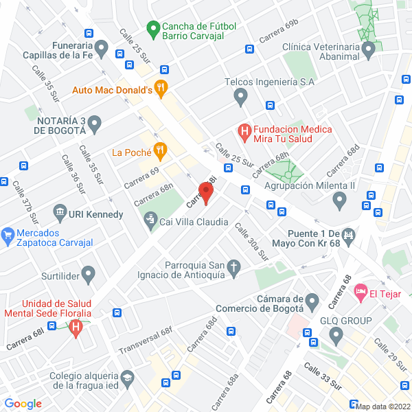 Mapa de Lechonería Tradicional