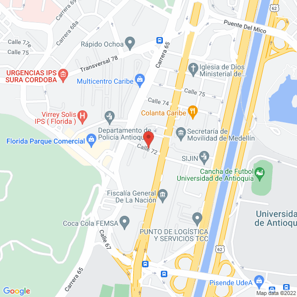 Mapa de St Rina