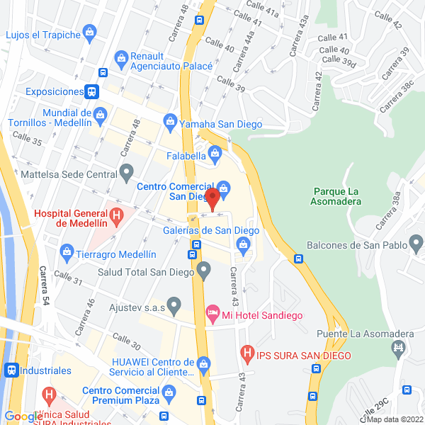 Mapa de Lencería Shajonia